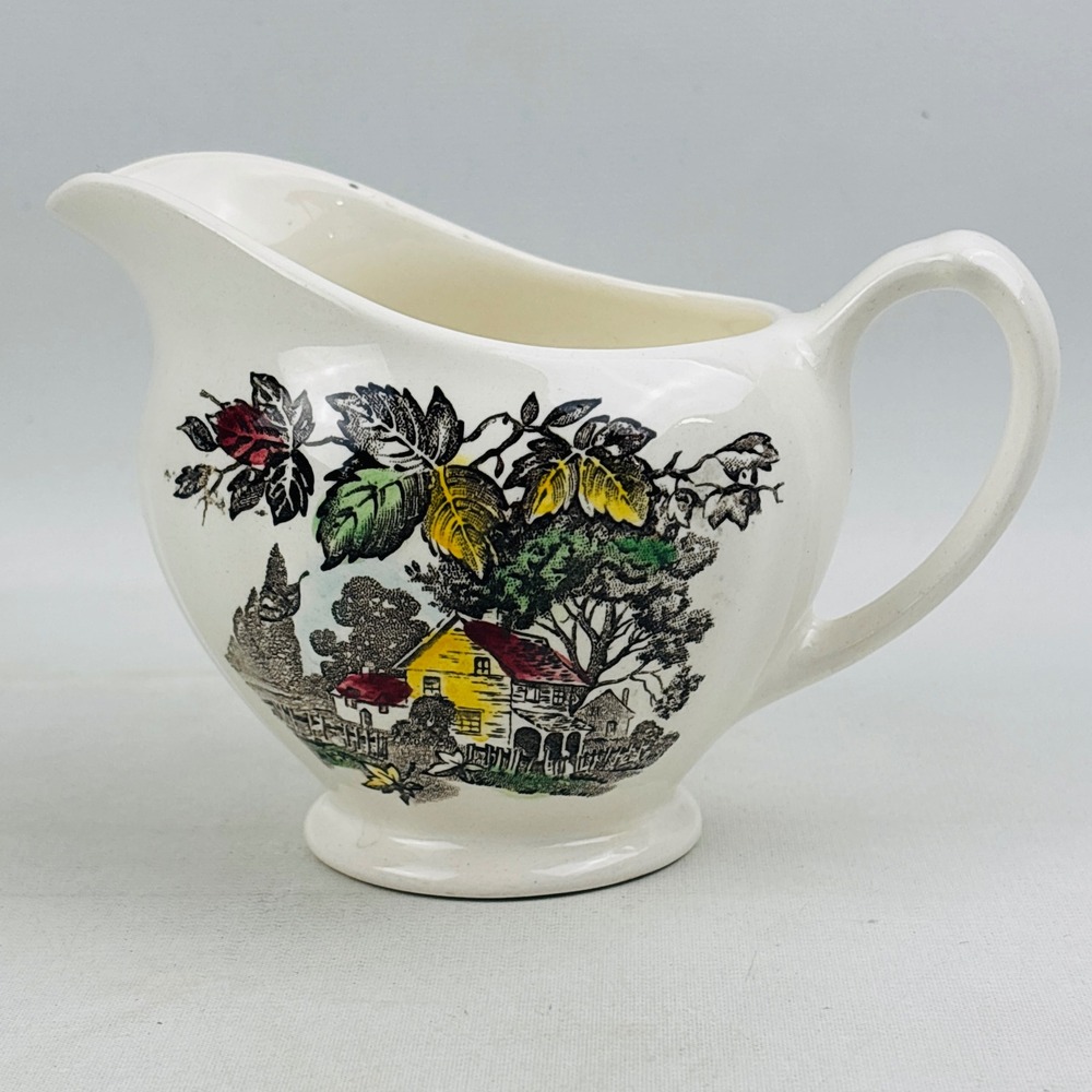 J&G‎ Meakin Welcome Home Creamer Small Pitcher England English Staffordshire